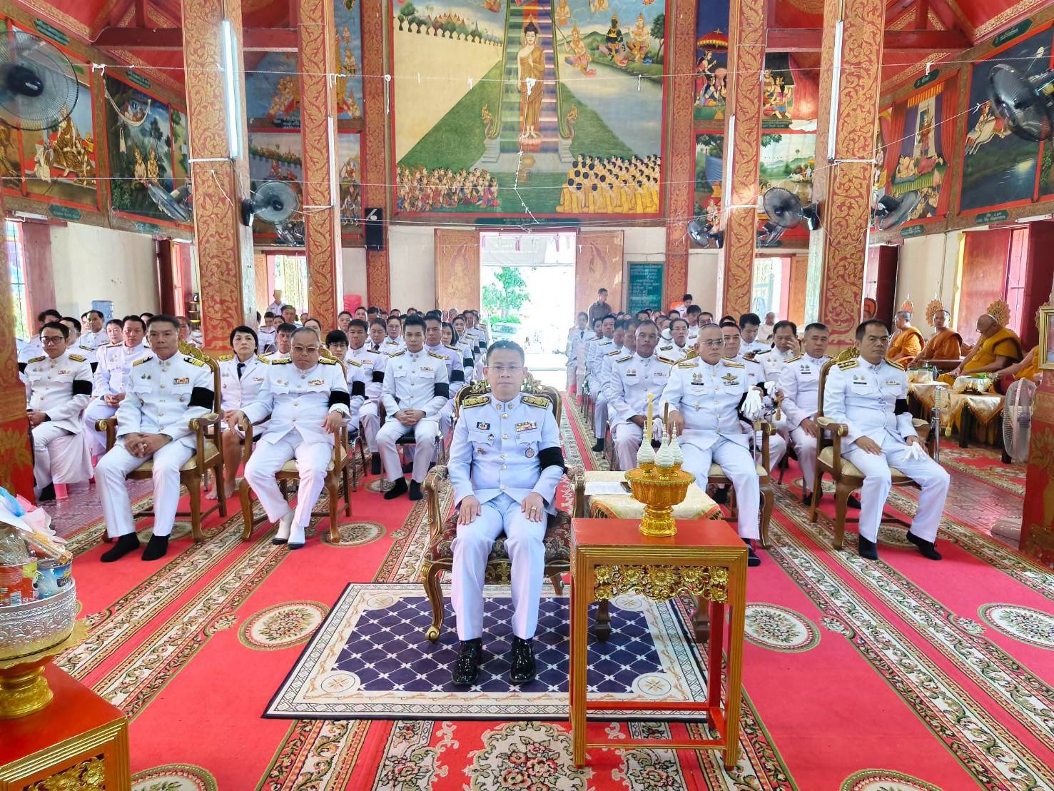 ข่าวประชาสัมพันธ์ ฉบับที่ 17 (18062569) พช.พาน ร่วมพิธีบำเพ็ญกุศลสัตตมวาร (7 วัน) เพื่ออุทิศถวายเป็นพระกุศลแด่ สมเด็จพระเจ้าลูกเธอ เจ้าฟ้าพัชรกิติยาภา นเรนทิราเทพยวดี กรมหลวงราชสาริณีสิริพัชร มหาวัชรราชธิดา
